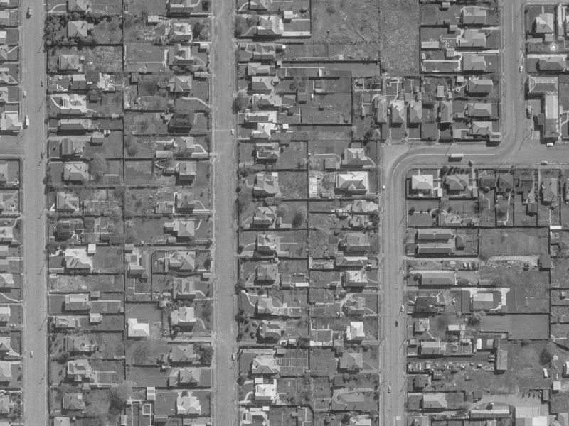32D Champion Street from the air, 1960-1964