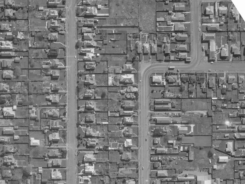 35 Whitmore Street from the air, 1960-1964