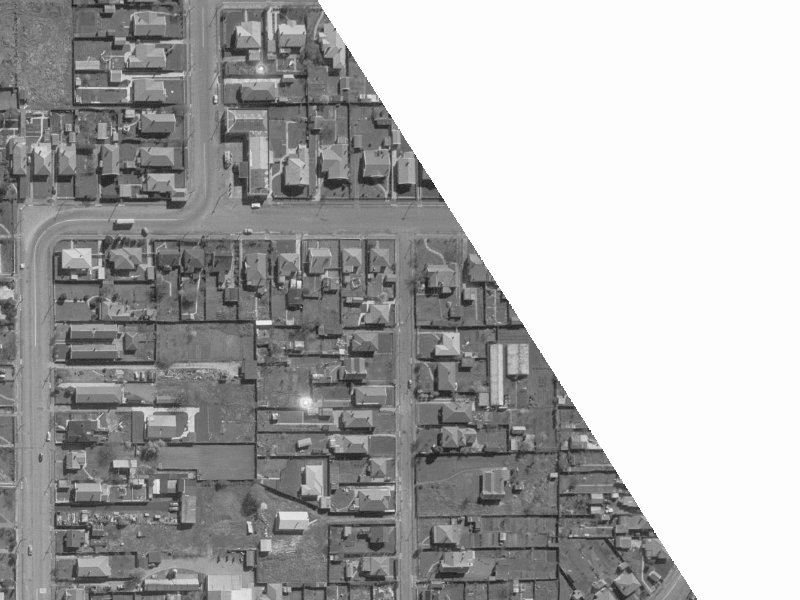 75 Perth Street from the air, 1960-1964