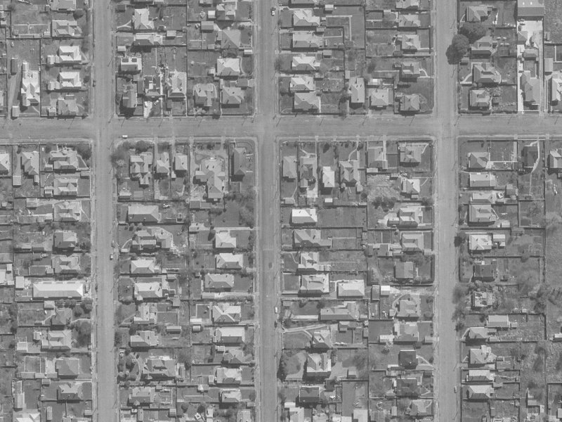 40 Bishop Street from the air, 1960-1964