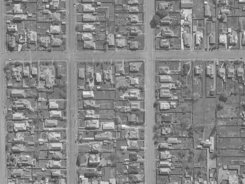 443A Madras Street from the air, 1960-1964