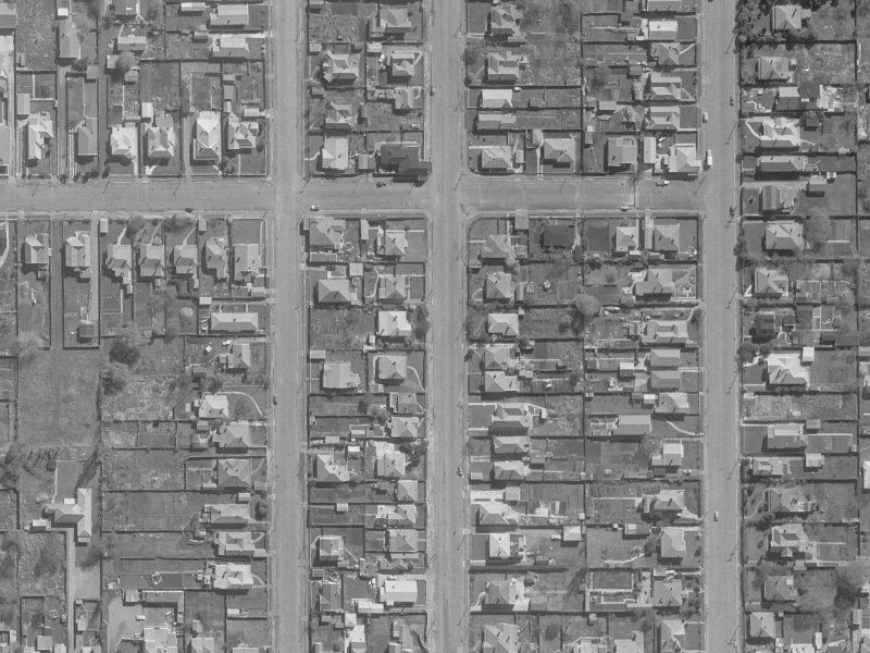 457 Barbadoes Street from the air, 1960-1964