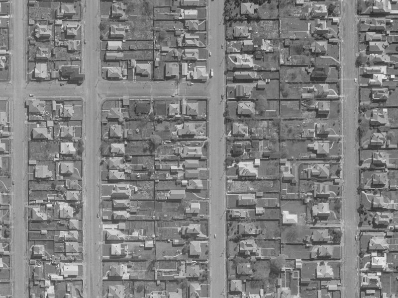33 Geraldine Street from the air, 1960-1964