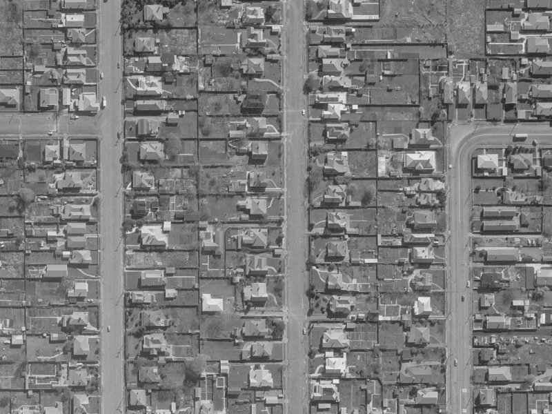 33 Champion Street from the air, 1960-1964