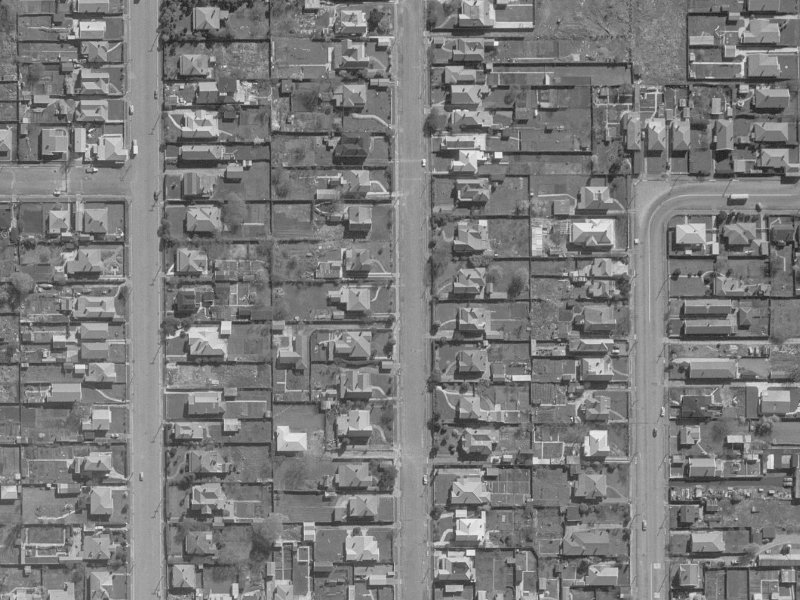 34 Champion Street from the air, 1960-1964