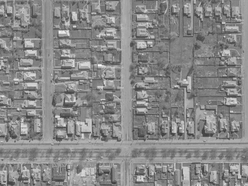 429 Madras Street from the air, 1960-1964