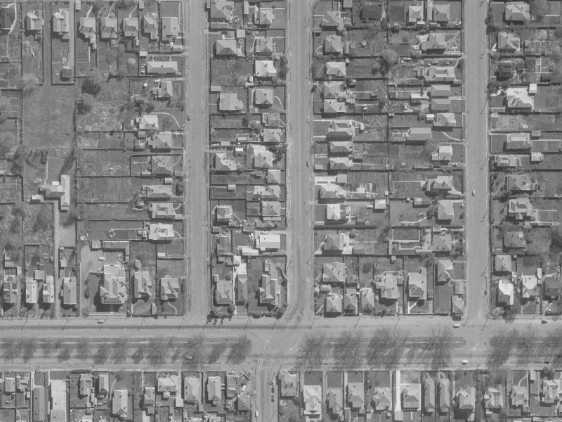 435 Barbadoes Street from the air, 1960-1964