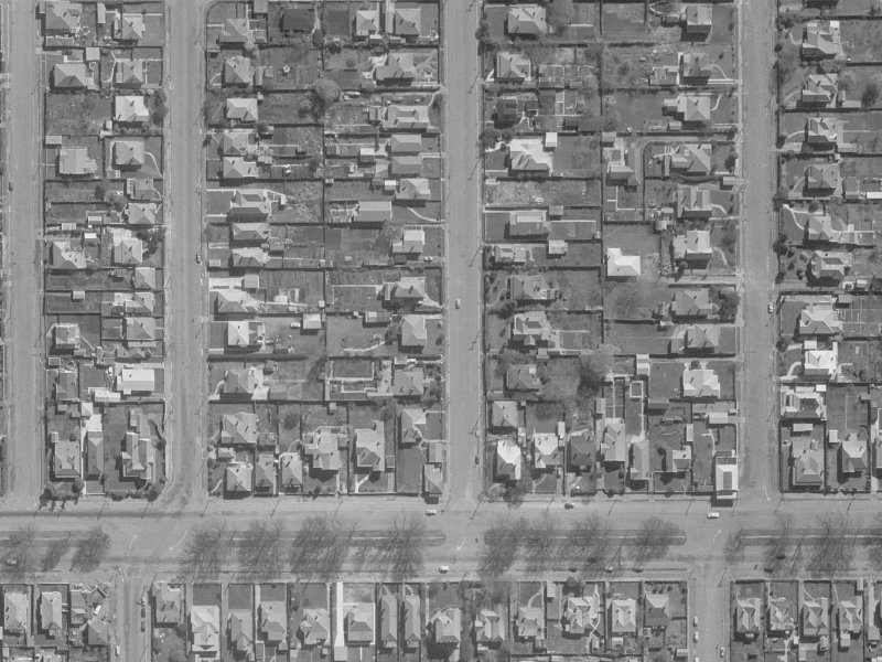 16 Geraldine Street from the air, 1960-1964