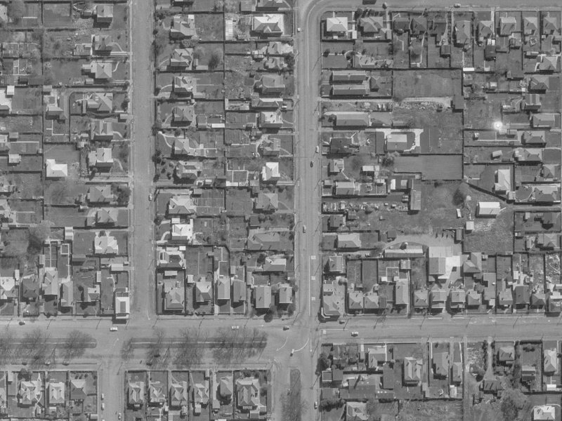 15A Whitmore Street from the air, 1960-1964