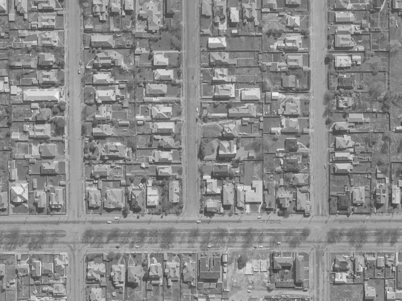 14 Bishop Street from the air, 1960-1964