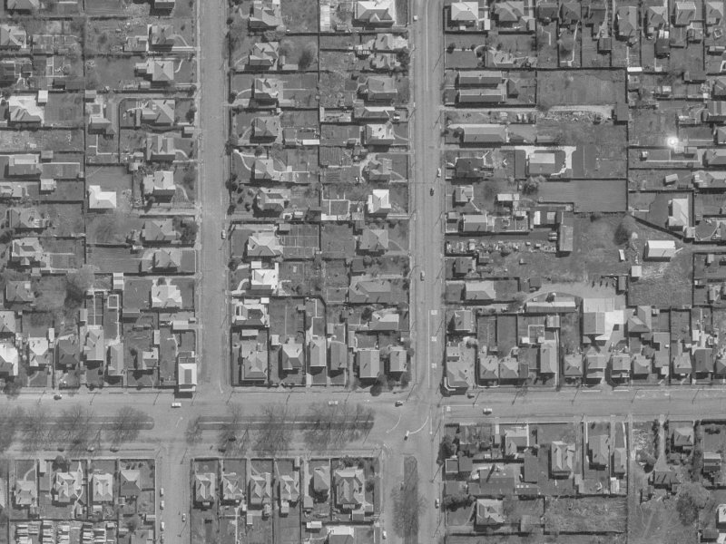 11 Whitmore Street from the air, 1960-1964