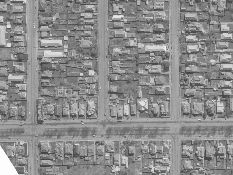 10 Sherborne Street from the air, 1960-1964