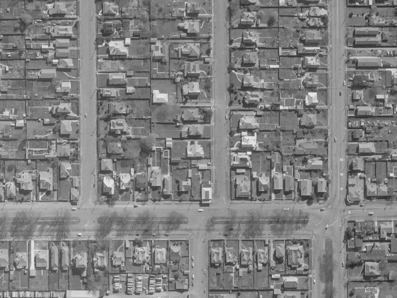 9B Champion Street from the air, 1960-1964