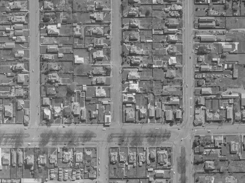10 Champion Street from the air, 1960-1964