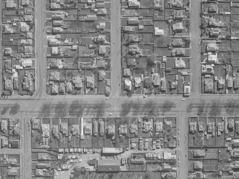 303 Bealey Avenue from the air, 1960-1964