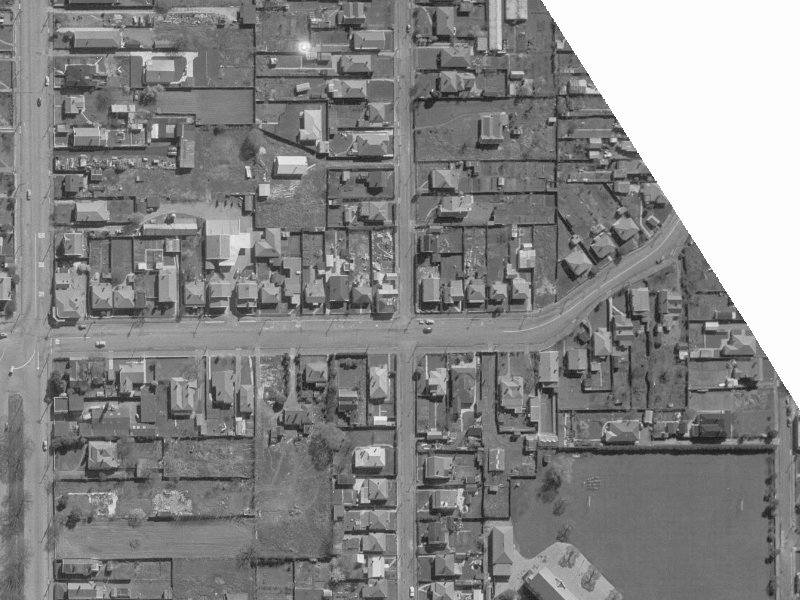 Perth Street from the air, 1960-1964
