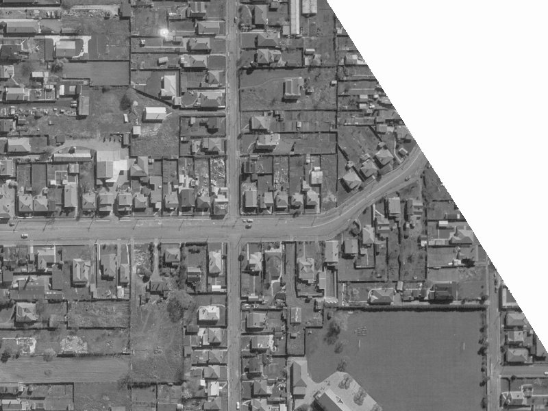 39 London Street from the air, 1960-1964