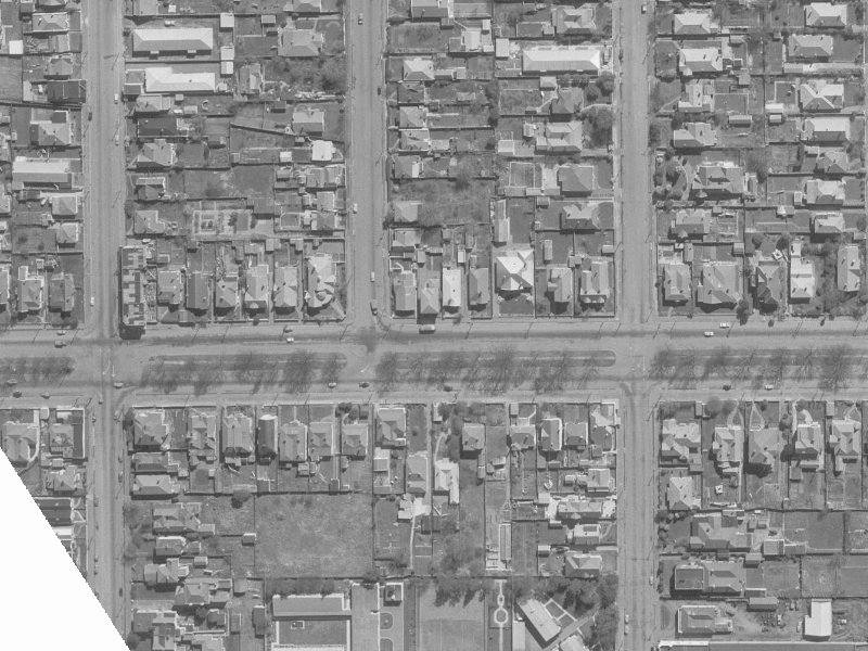 185 Bealey Avenue from the air, 1960-1964