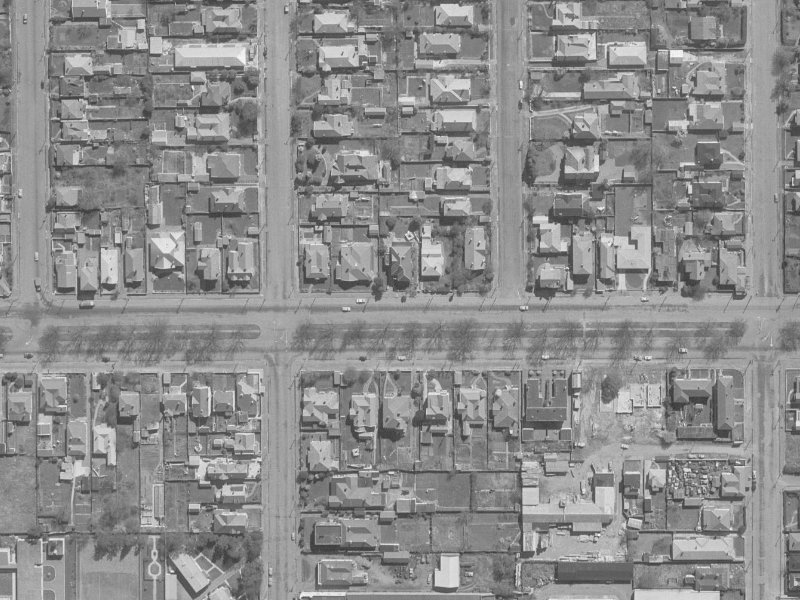 209 Bealey Avenue from the air, 1960-1964