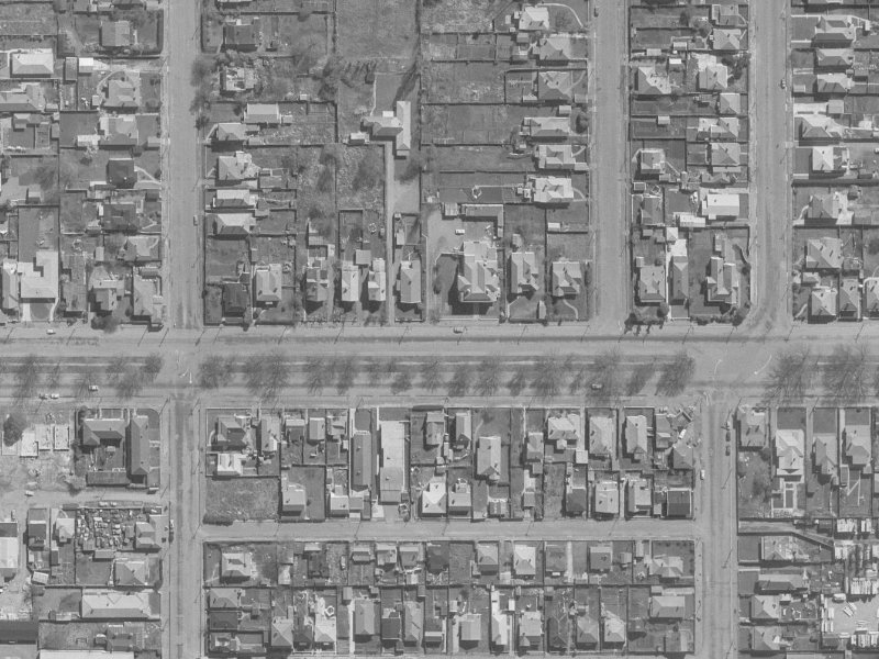 263 Bealey Avenue from the air, 1960-1964