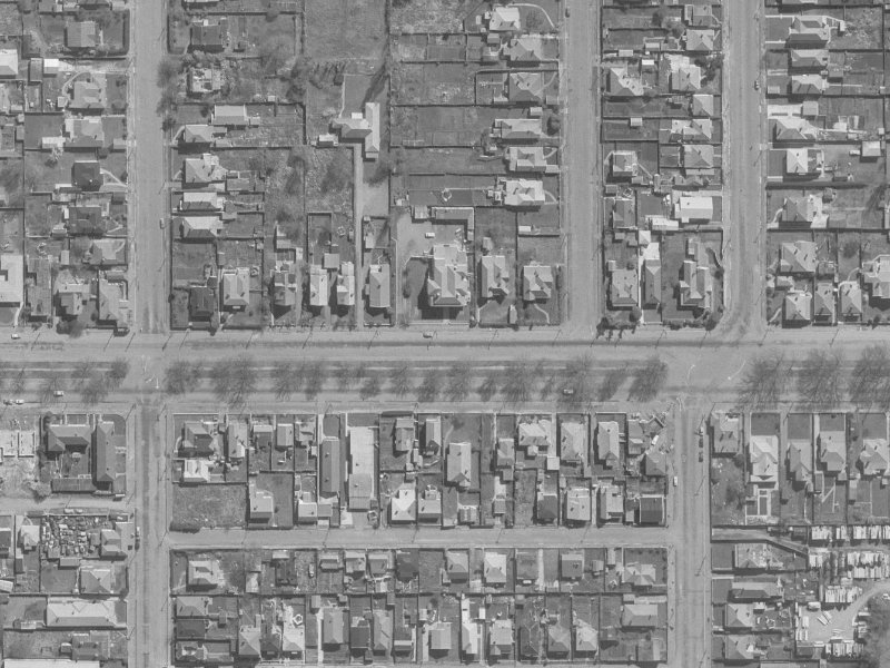 265 Bealey Avenue from the air, 1960-1964
