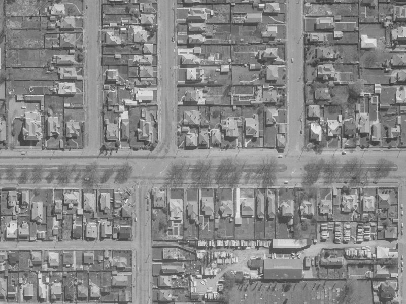 287 Bealey Avenue from the air, 1960-1964