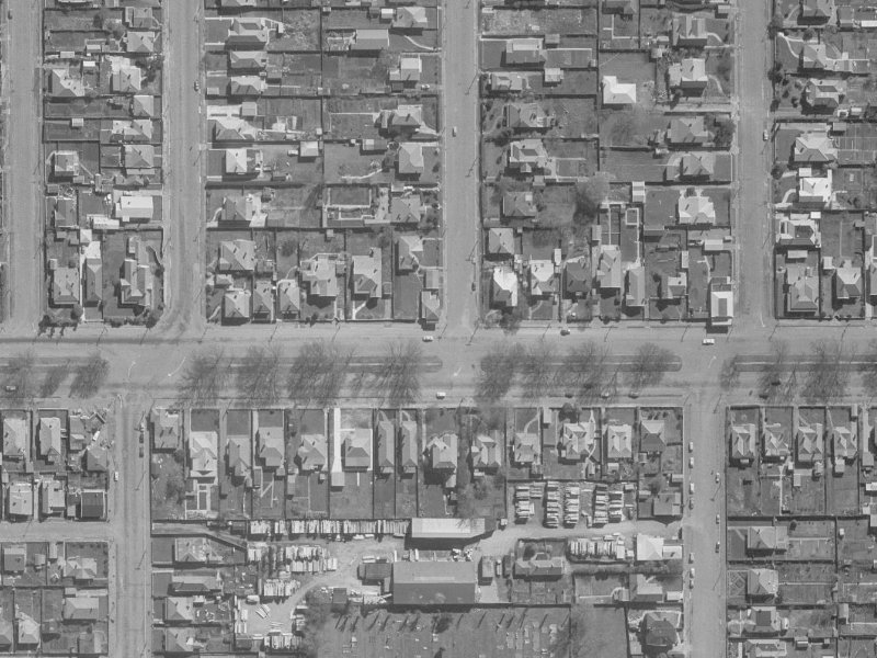 5 Geraldine Street from the air, 1960-1964