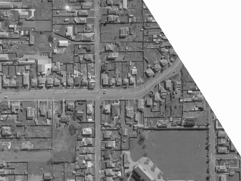 41 London Street from the air, 1960-1964