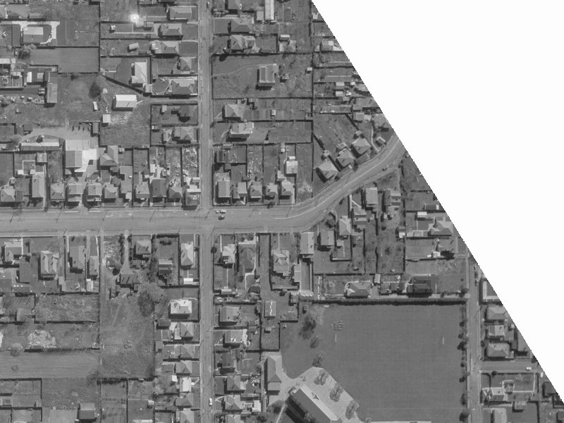 43 London Street from the air, 1960-1964