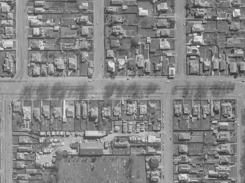 306 Bealey Avenue from the air, 1960-1964