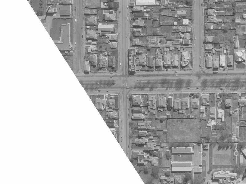 144 Bealey Avenue from the air, 1960-1964
