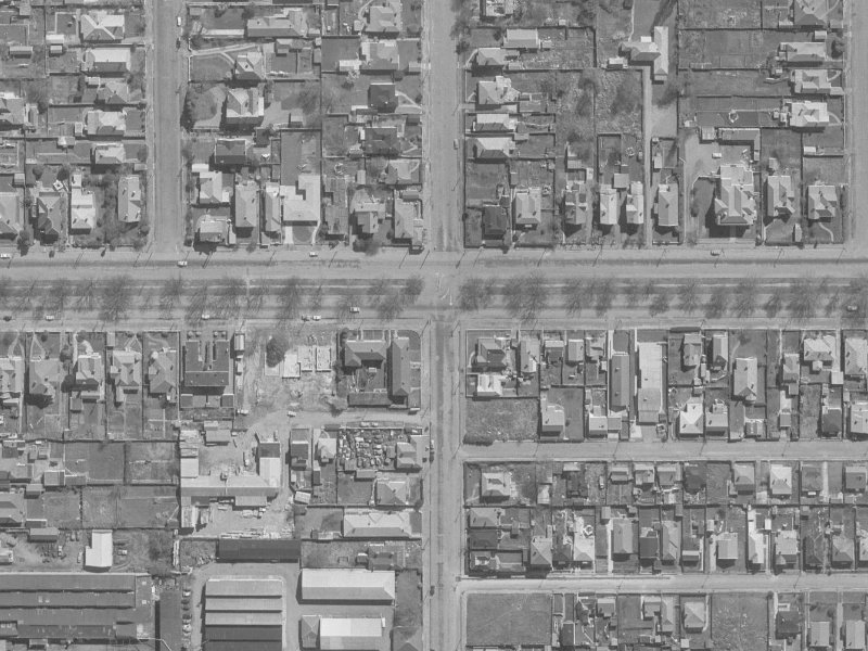 228 Bealey Avenue from the air, 1960-1964
