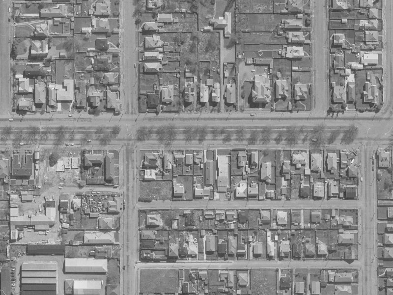240A Bealey Avenue from the air, 1960-1964