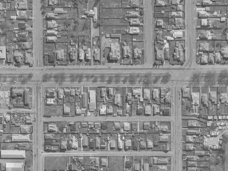 252 Bealey Avenue from the air, 1960-1964