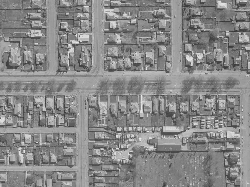 284 Bealey Avenue from the air, 1960-1964