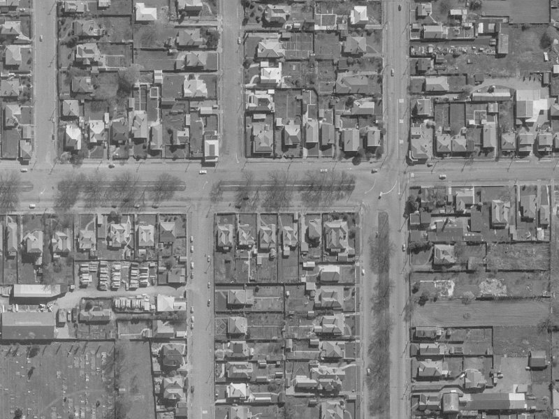 328 Bealey Avenue from the air, 1960-1964