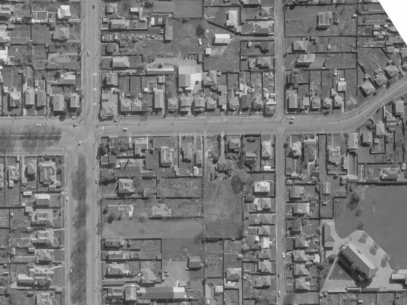 20 London Street from the air, 1960-1964