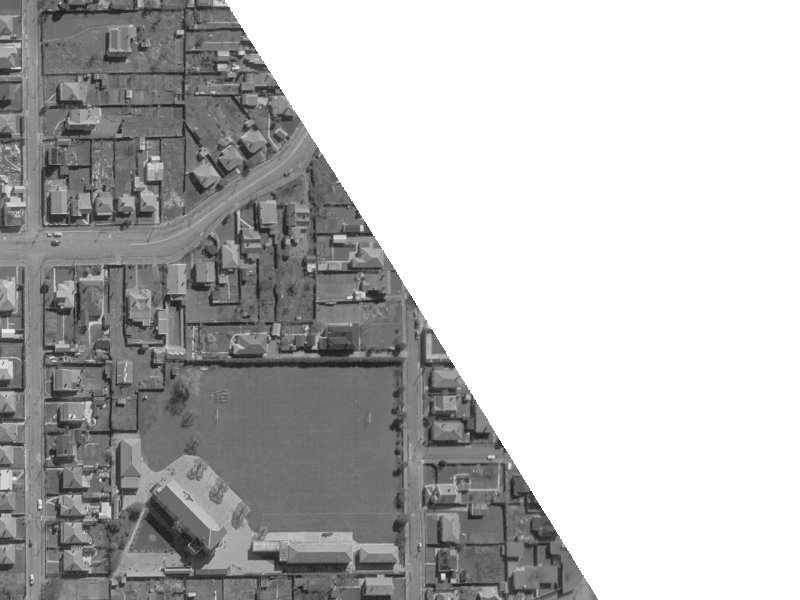 33 Pavitt Street from the air, 1960-1964