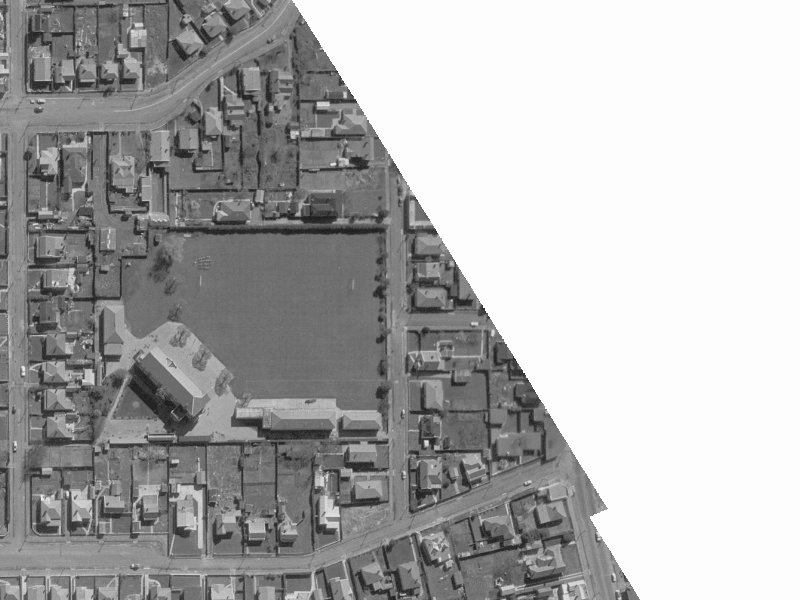 22 Pavitt Street from the air, 1960-1964