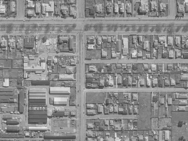 10 Otley Street from the air, 1960-1964