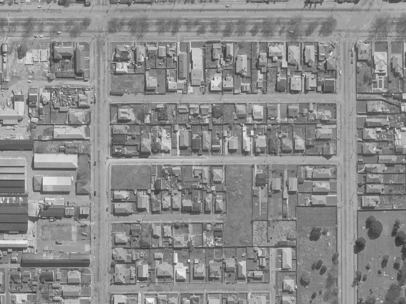 17 Melrose Street from the air, 1960-1964