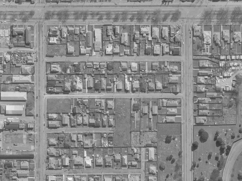 25 Melrose Street from the air, 1960-1964