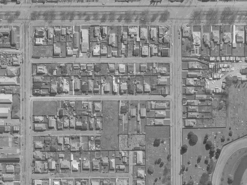 29 Melrose Street from the air, 1960-1964