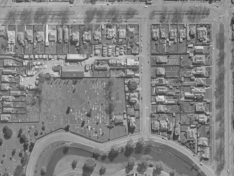 15 Churchill Street from the air, 1960-1964