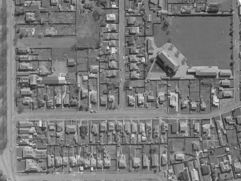 3 Perth Street from the air, 1960-1964