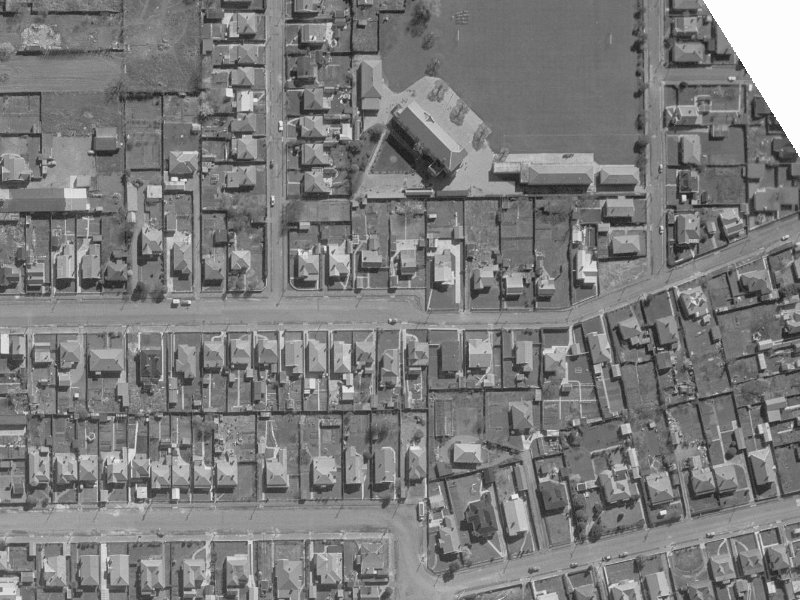 43 Alexandra Street from the air, 1960-1964