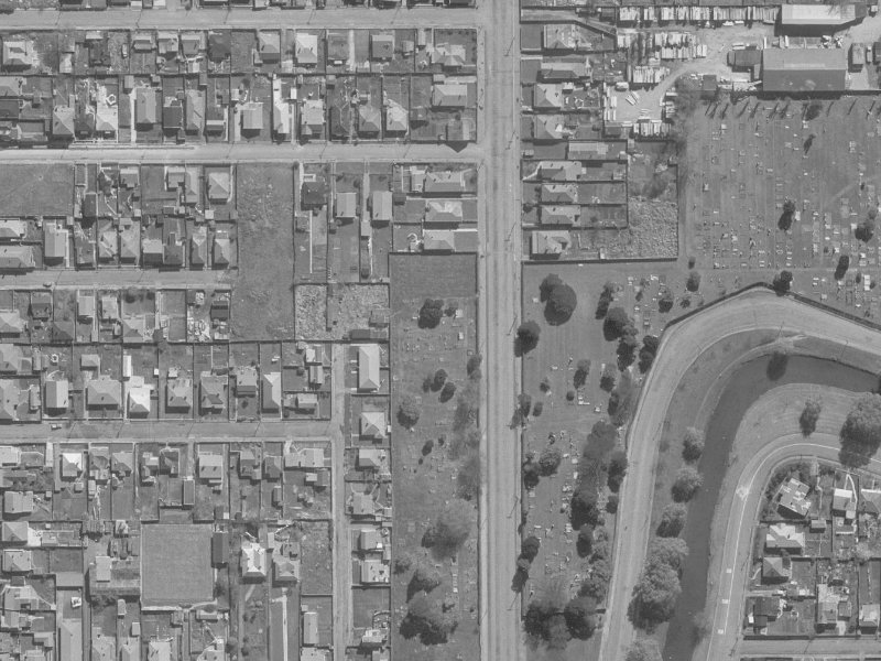 26 Ely Street from the air, 1960-1964