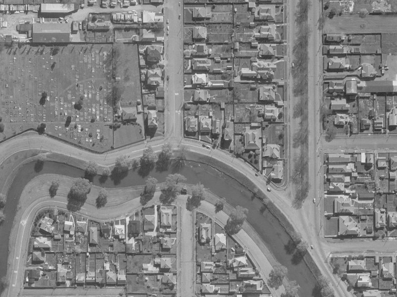 365A Cambridge Terrace from the air, 1960-1964