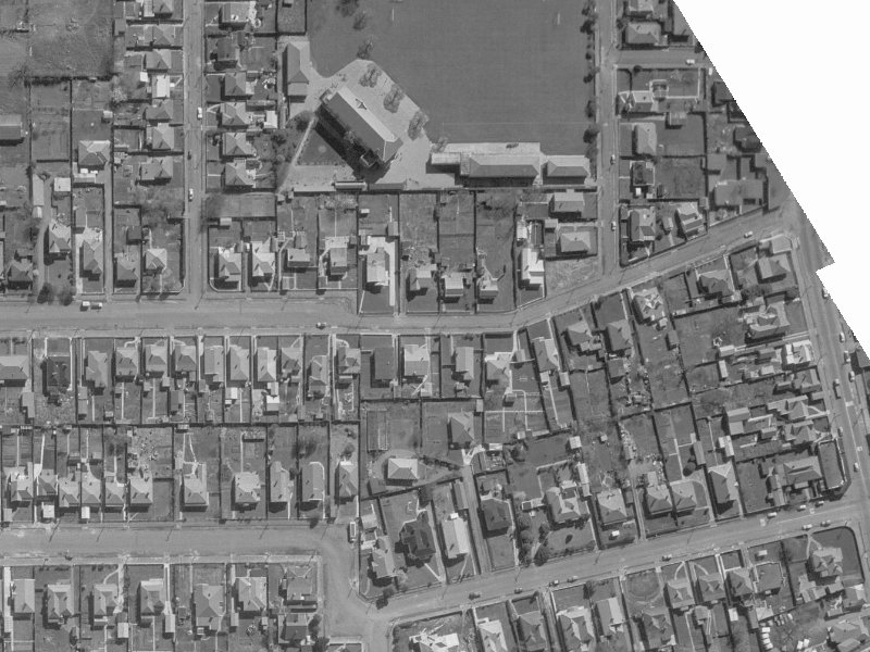 58 Alexandra Street from the air, 1960-1964