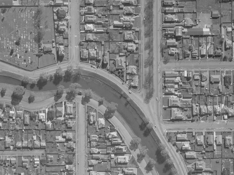 381 Cambridge Terrace from the air, 1960-1964